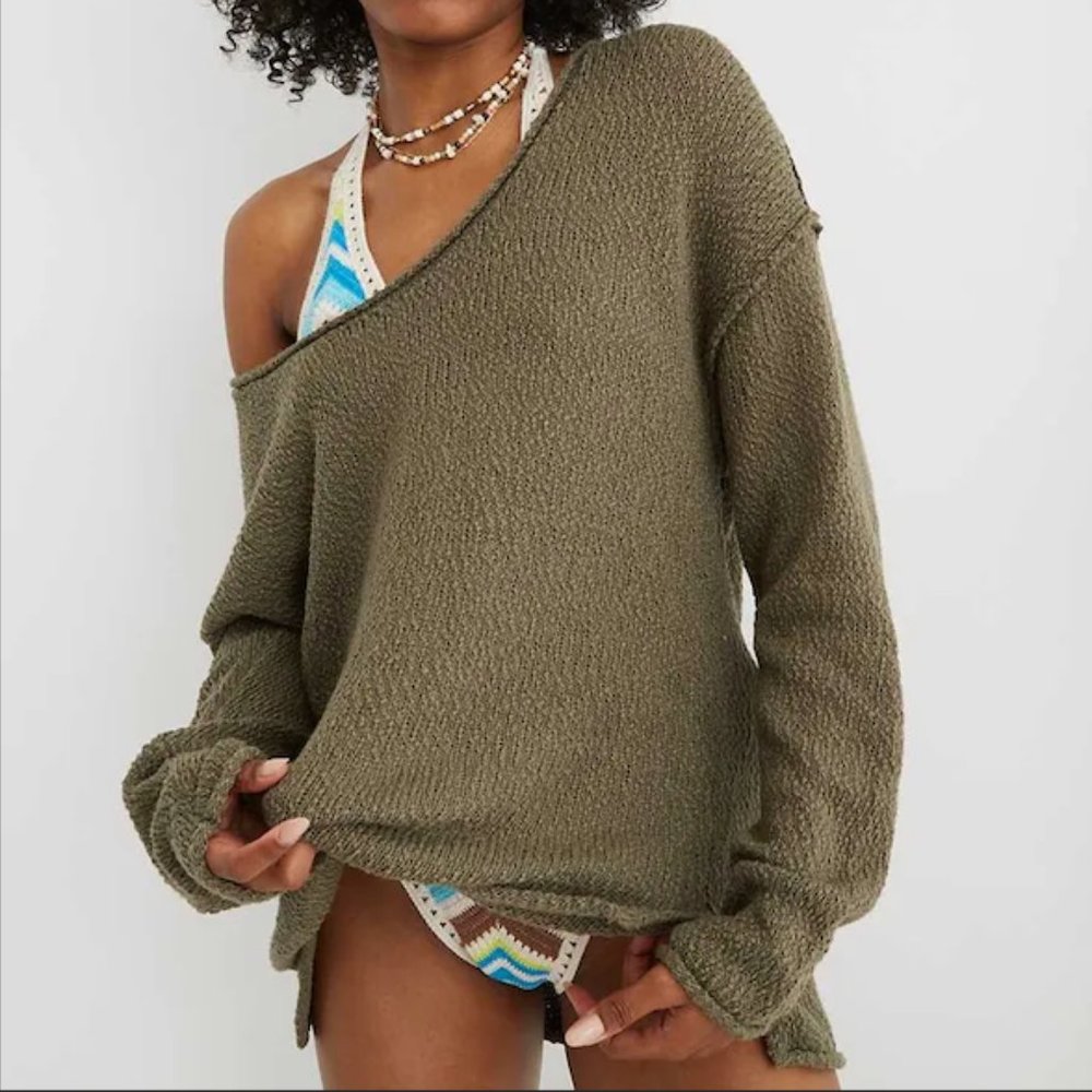 Aerie Voop Oversized Sweater
